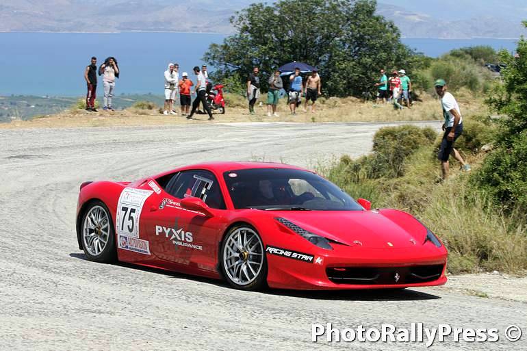 Η Ferrari 458 Italia του Παναγιώτη Ηλιόπουλου κέρδισε τις εντυπώσεις...