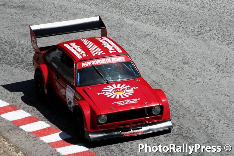 O νικητής στην κατηγορία Formula Saloon Σπύρος Παπαδόπουλος σημείωσε και τον απόλυτο χρόνο ημέρας...