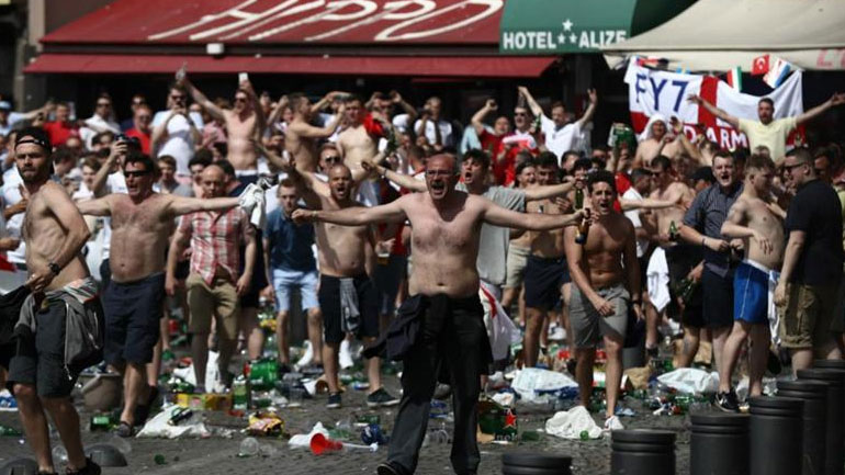 Euro 2016: 116 συλλήψεις οπαδών έως τώρα στη Γαλλία