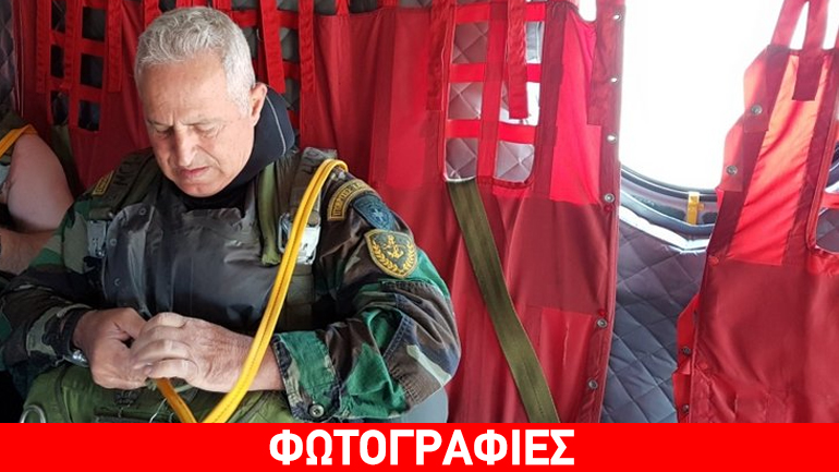 O αρχηγός ΓΕΕΘΑ εν δράσει