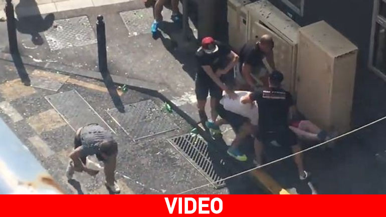 Σοκαριστικό βίντεο με συμπλοκές Άγγλων και Ρώσων οπαδών Σοκαριστικό βίντεο με συμπλοκές Άγγλων και Ρώσων οπαδών