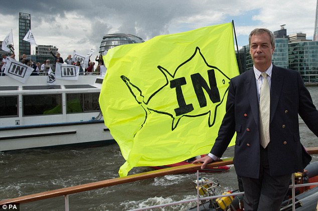 Ο ηγέτης του ξενοφοβικού Ukip. Νάιτζελ Φάρατζ