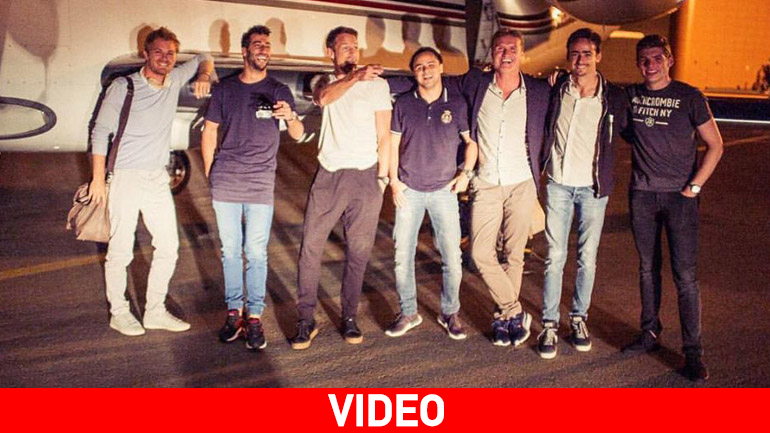 Οι οδηγοί της F1 πετάνε μαζί!