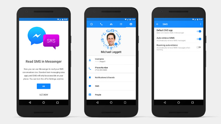 To Facebook προσθέτει SMS στην Android έκδοση του Messenger