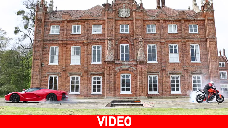 Επική μάχη μεταξύ LaFerrari και KTM Super Duke