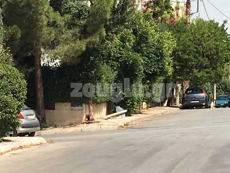 To σημείο που έπεσε η Ferrari 