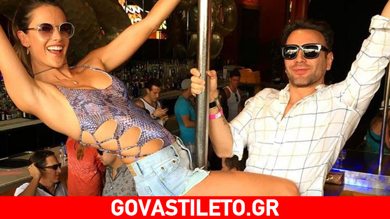 Ξεσάλωσε η Ambrosio στο Λας Βέγκας: Δείτε τη να κάνει pole dancing και να «καβαλάει» τον κολλητό της!
