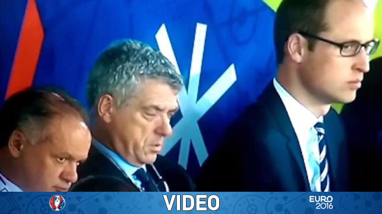 Κοιμήθηκε στον αγώνα της Αγγλίας ο αντιπρόεδρος της UEFA