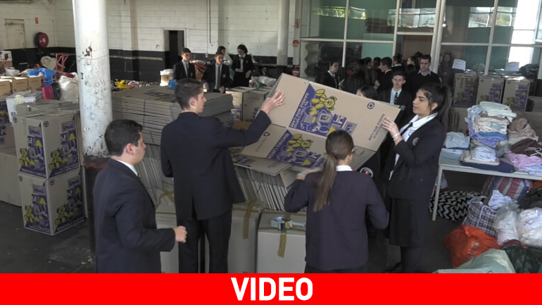 Η Αρχιεπισκοπή και οι ομογενείς της Αυστραλίας συγκέντρωσαν 15 κοντέινερ ρούχα, τρόφιμα και 200.000 δολάρια