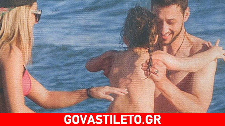 Πάνος Καλίδης & Λεάννα Μάρκογλου: Πρώτο μπάνιο με τις κόρες τους