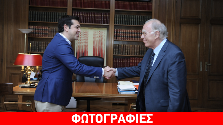 Συνάντηση Τσίπρα με Θεοδωράκη, Λεβέντη για εκλογικό νόμο και συνταγματική αναθεώρηση