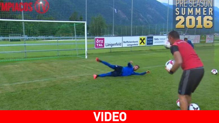 To… μαρτύριο των τερματοφυλάκων του Ολυμπιακού στην Αυστρία