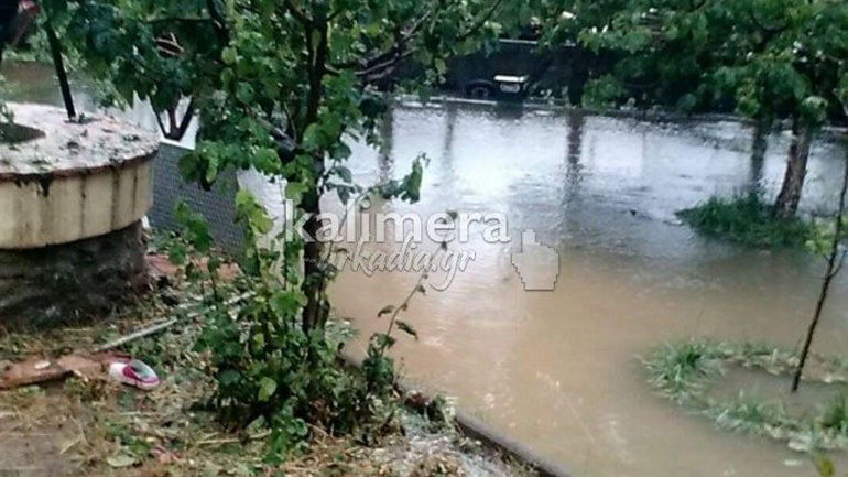 Σε κατάσταση έκτακτης ανάγκης η Μεγαλόπολη λόγω της πλημμύρας