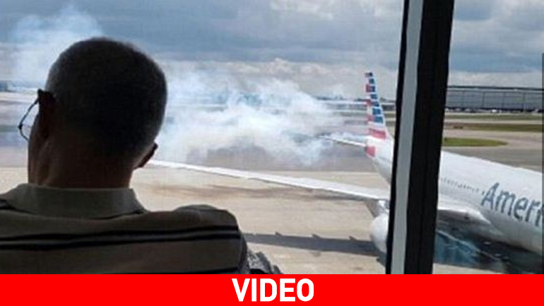Εκκενώθηκε αεροσκάφος της American Airlines λόγω καπνού