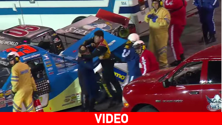 Οδηγοί μετέτρεψαν την πίστα σε ρινγκ