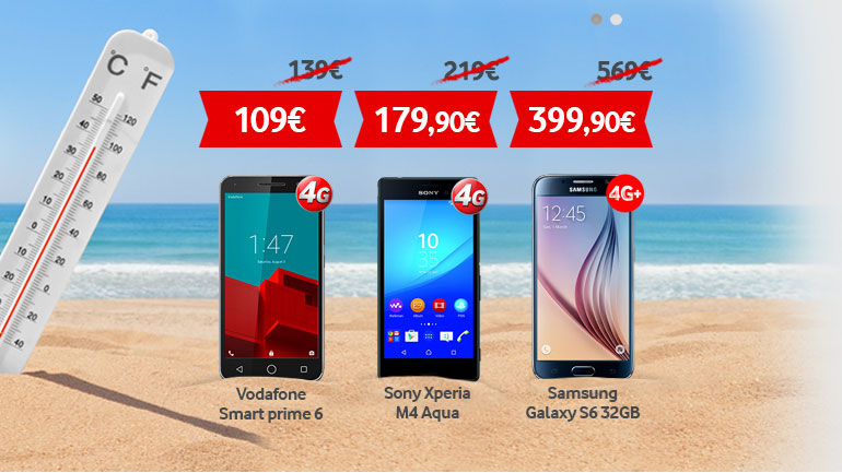 Nέες καλοκαιρινές προσφορές σε 4G Smartphones από την Vodafone