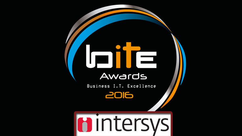 Κορυφαία διάκριση για την Intersys στα BITE AWARDS