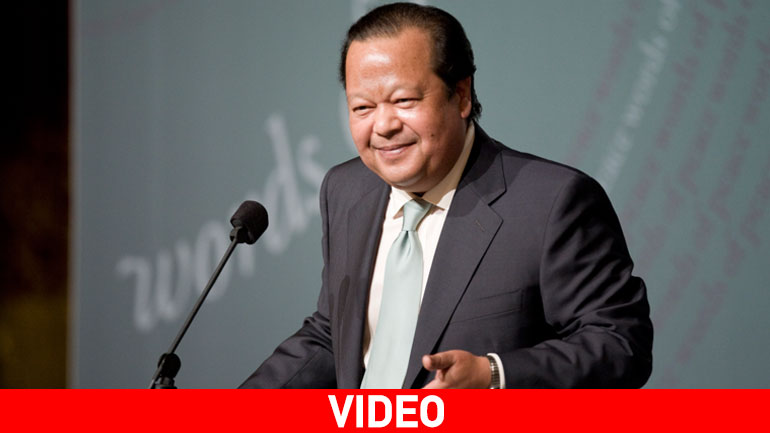 Ομιλία του Πρεμ Ράβατ  στο Θέατρο Badminton