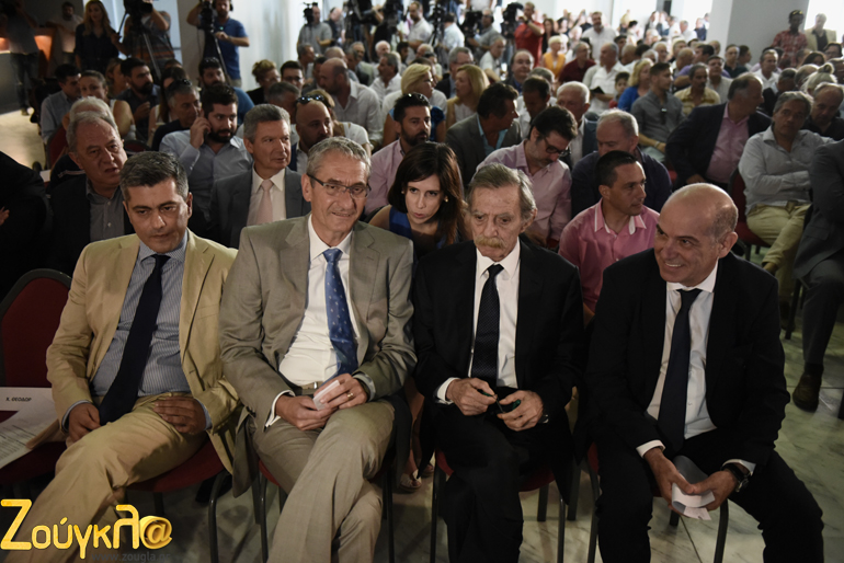 Aπό αριστερά: Ο. Χριστοφόρου, K. Zίγκλερ, Γ. Βαρδινογιάννης, Σ. Φωκάς