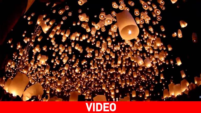 Rise Lantern Festival: Χιλιάδες φαναράκια απελευθερώνονται στον ουρανό σ’ ένα εντυπωσιακό υπερθέαμα!