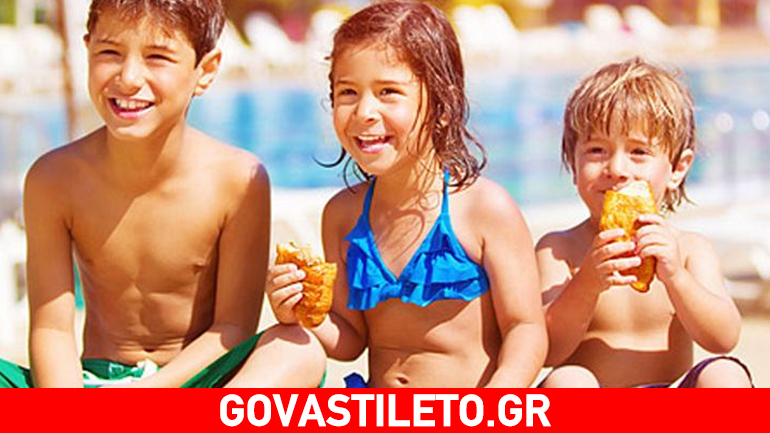 Τι μπορεί να τρώει το παιδί στην παραλία