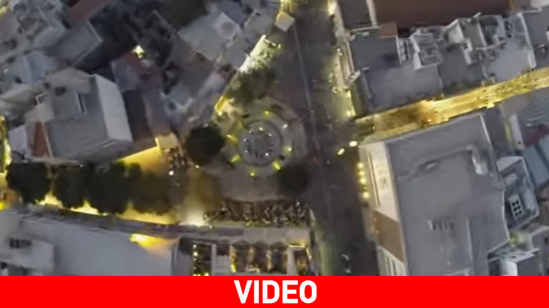 Κρήτη: Tέχνη από… αέρος στους δρόμους του Ηρακλείου!