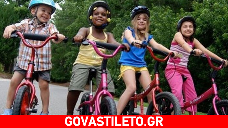 Μάθετε στο παιδί να κάνει ποδήλατο