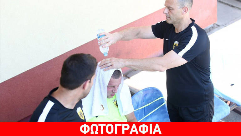 ΑΕΚ: Η ζέστη έβγαλε… νοκ-άουτ τον Γιόχανσον