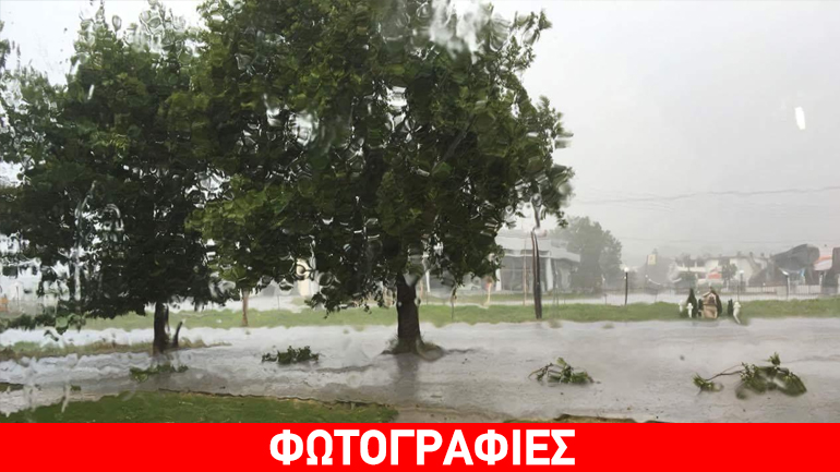 Ανεμοστρόβιλος «τσάκισε» δέντρα στην Ξάνθη