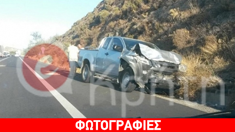 Σφοδρή σύγκρουση αυτοκινήτων στην Κρήτη – Ένας νεκρός