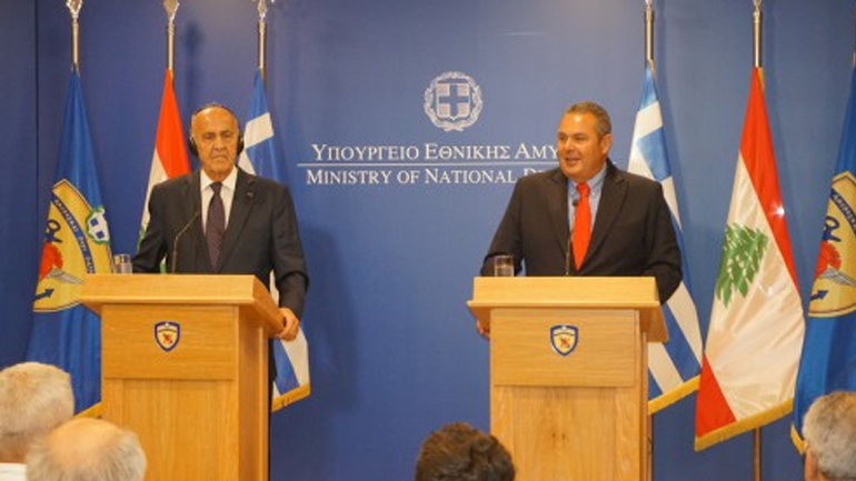 Συνεργασία Ελλάδας – Λιβάνου σε άμυνα και προσφυγικό