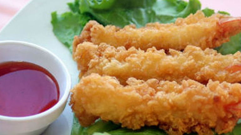 Απολαυστικές γαρίδες tempura
