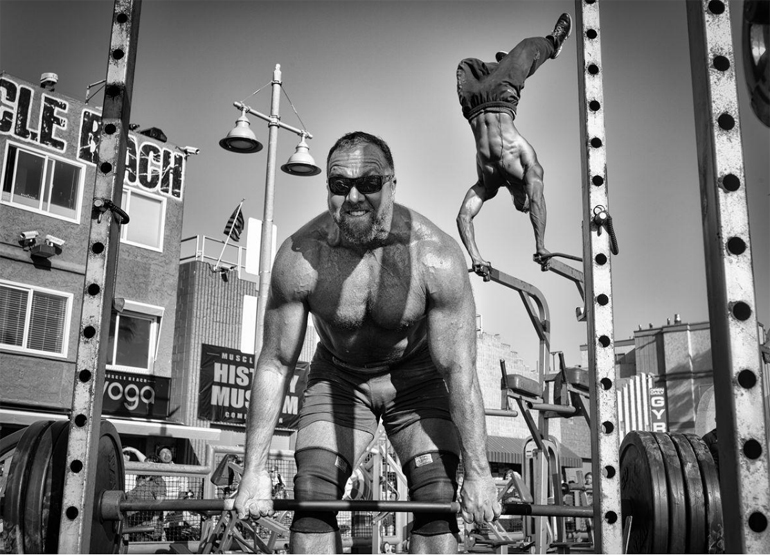 «Γυμναστήριο μυών στην παραλία»