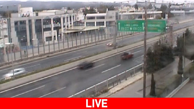 Live η κίνηση σε Εθνική Οδό και λεωφ. Κηφισίας