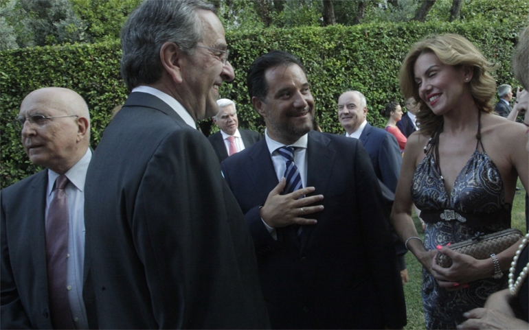 Συζήτηση μεταξύ Αντώνη Σαμαρά και Α. Γεωργιάδη