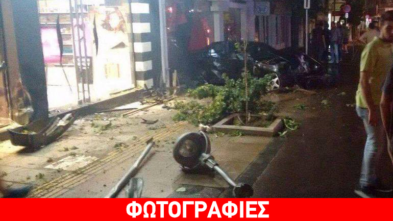 Σέρρες: Αυτοκίνητο «εισέβαλε» σε κατάστημα