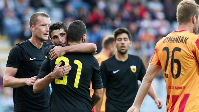 Άφησε υποσχέσεις η ΑΕΚ, 2-0 την Κορόνα