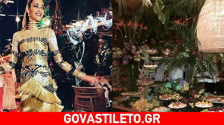 Υπέρλαμπρη η Ana Beatriz Barros στο 2ο πάρτι του γάμου της που δεν θα ξεχάσει η Μύκονος!