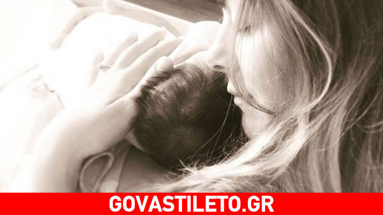 Δέσποινα Καμπούρη: Μας έδειξε τη νεογέννητη κόρη της