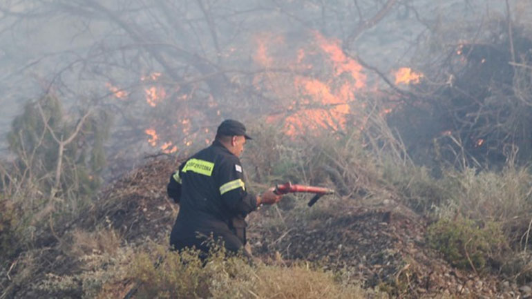 Υπό μερικό έλεγχο η πυρκαγιά στο Μαρμάρι Καρύστου