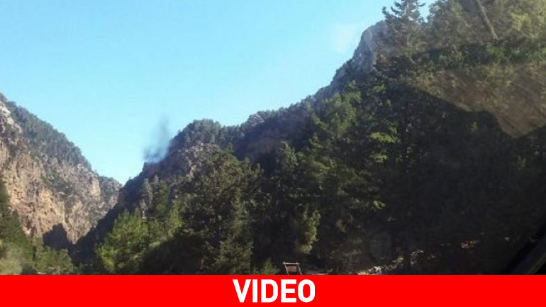 Η διάσωση Ρώσου τουρίστα στη Σαμαριά, σε βίντεο της Πολεμικής Αεροπορίας