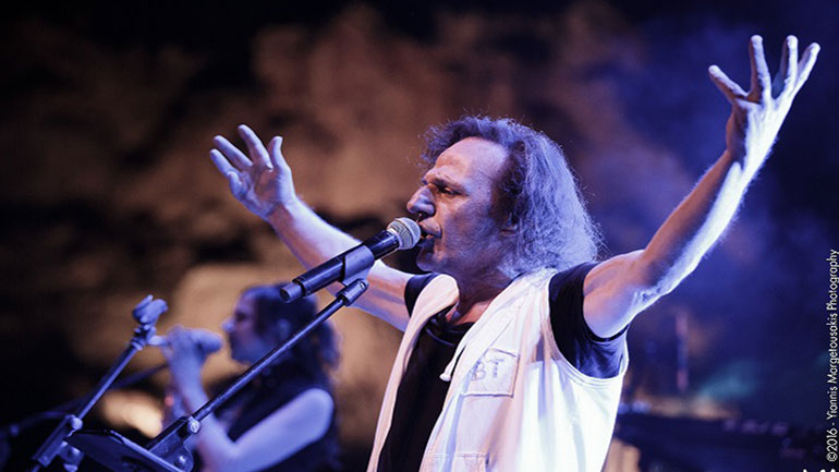 O Βασίλης Παπακωνσταντίνου στον Πολυχώρο Μύλο