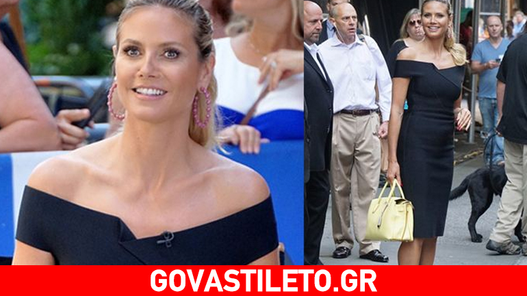 Heidi Klum: Μάθετε τα πάντα για το μαύρο σικάτο της φόρεμα