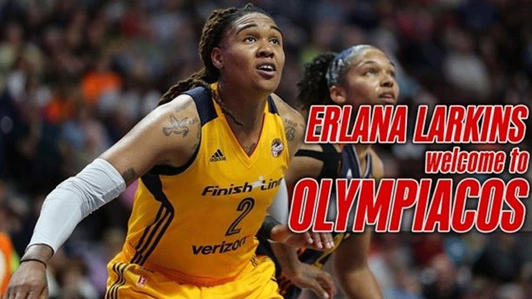 Μπάσκετ: Απέκτησε την Ερλάνα Λάρκινς ο Ολυμπιακός