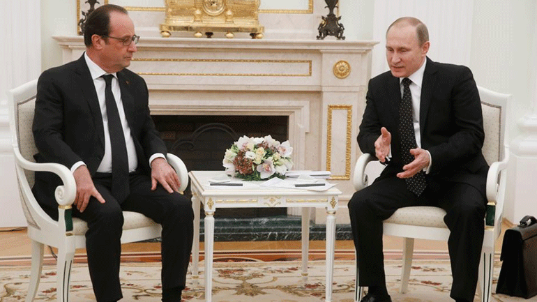 Συλλυπητήριο μήνυμα Πούτιν στον Φρανσουά Ολάντ