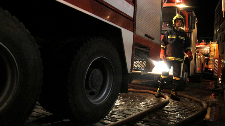 Στις φλόγες σχολικό λεωφορείο στο Χαϊδάρι