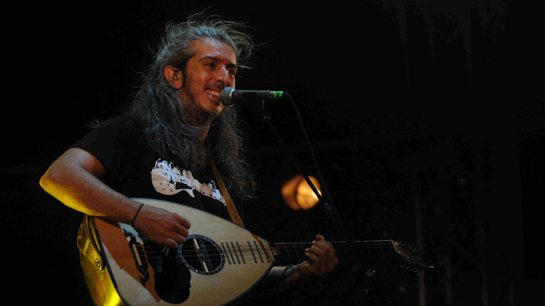 Ο Γιάννης Χαρούλης στην Τεχνόπολη