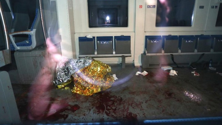 Εικόνα από το εσωτερικό του τρένου