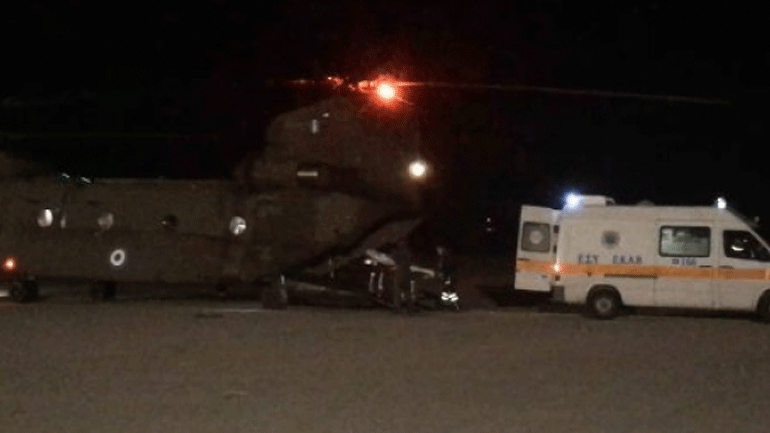 Κρήτη: Αεροδιακομιδή νεογνού με στρατιωτικό ελικόπτερο