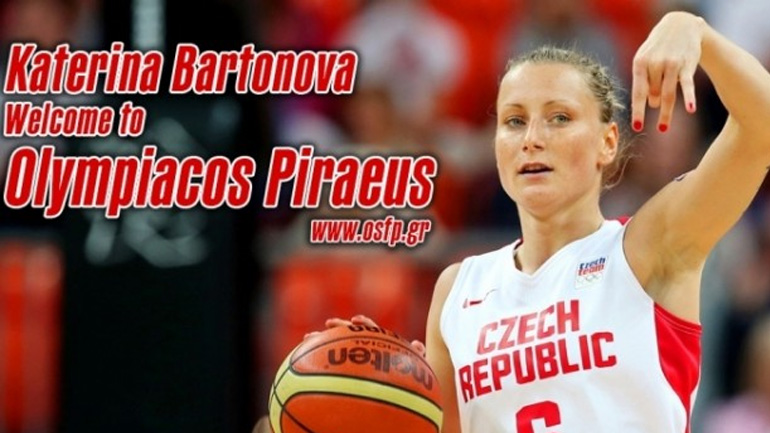 Μπάσκετ: Στον Ολυμπιακό η Μπαρτόνοβα